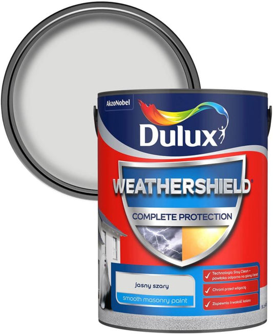 Dulux Complete facadefarve lys grå 5 l