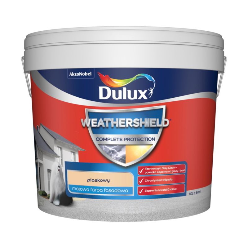 Dulux Complete facadefarve sandfarvet 10 l