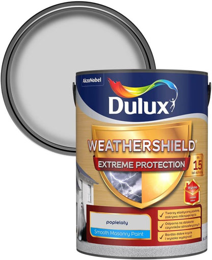 Dulux Extreme facadefarve i grå, 5 l