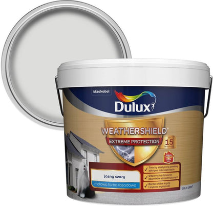Dulux Extreme facadefarve i grå, 10 l