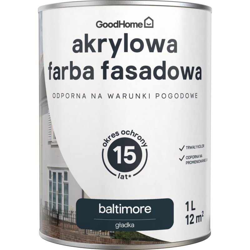 GoodHome Baltimore facadefarve 1 l