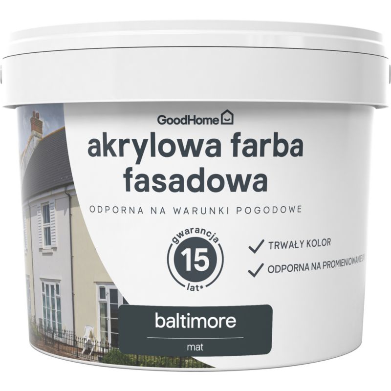 GoodHome Baltimore facadefarve 10 l