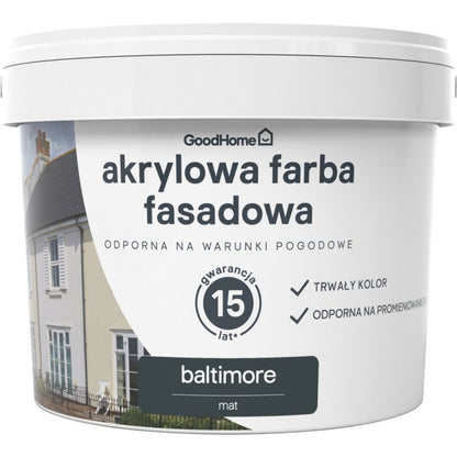 GoodHome Baltimore facadefarve 10 l