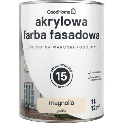 GoodHome magnolia facadefarve 1 l