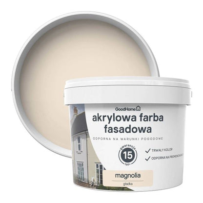GoodHome magnolia facadefarve 10 l