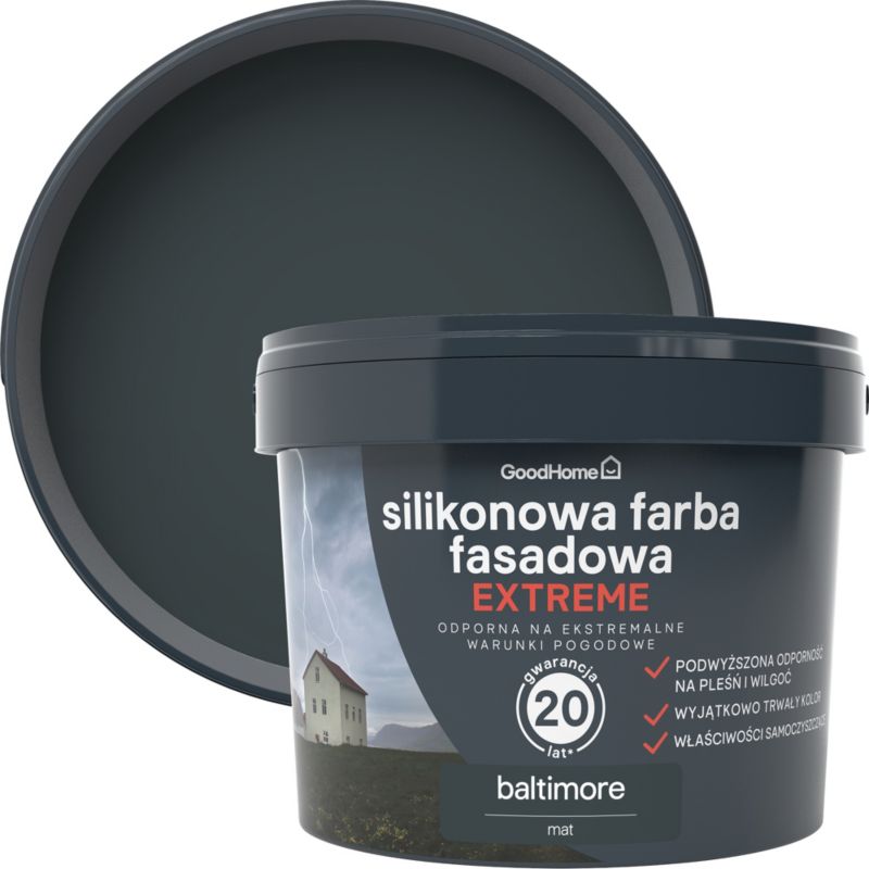 GoodHome Premium baltimore facadefarve 10 l