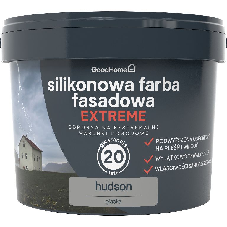 GoodHome Premium Hudson facadefarve 10 l