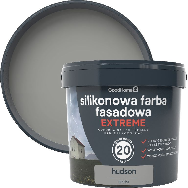 GoodHome Premium Hudson facadefarve 5 l
