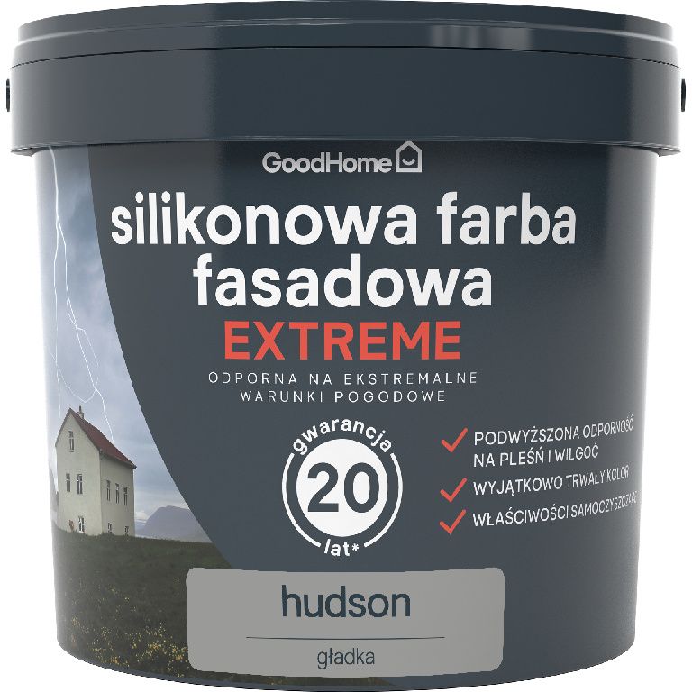 GoodHome Premium Hudson facadefarve 5 l
