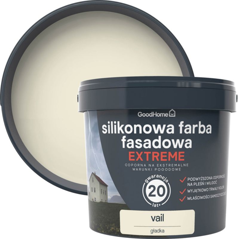 GoodHome Premium Vail facadefarve 5 l