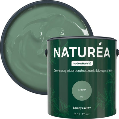 GoodHome Naturea vægmaling og loftsmaling Clover mat 2,5 l