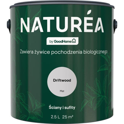 GoodHome Naturea vægmaling og loftmaling Driftwood mat 2,5 l