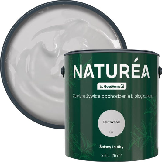 GoodHome Naturea vægmaling og loftmaling Driftwood mat 2,5 l