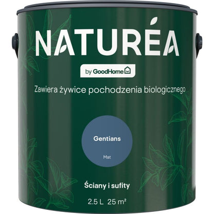 GoodHome Naturea vægmaling og loftmaling Gentians mat 2,5 l