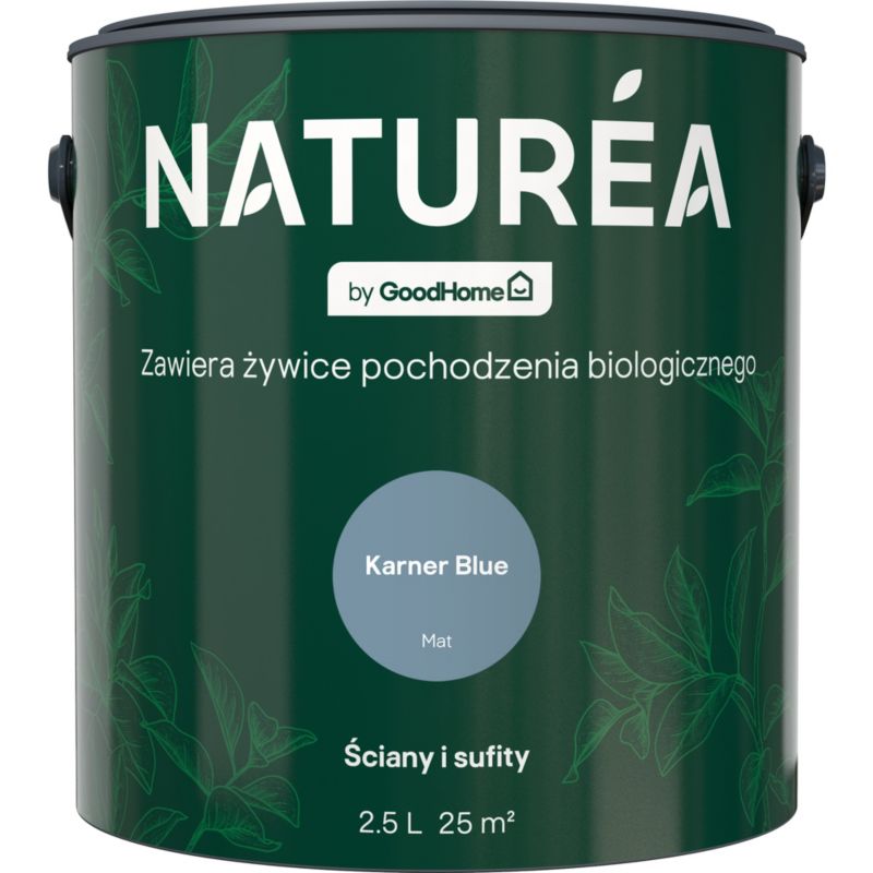 GoodHome Naturea vægmaling og loftmaling Karner Blue mat 2,5 l