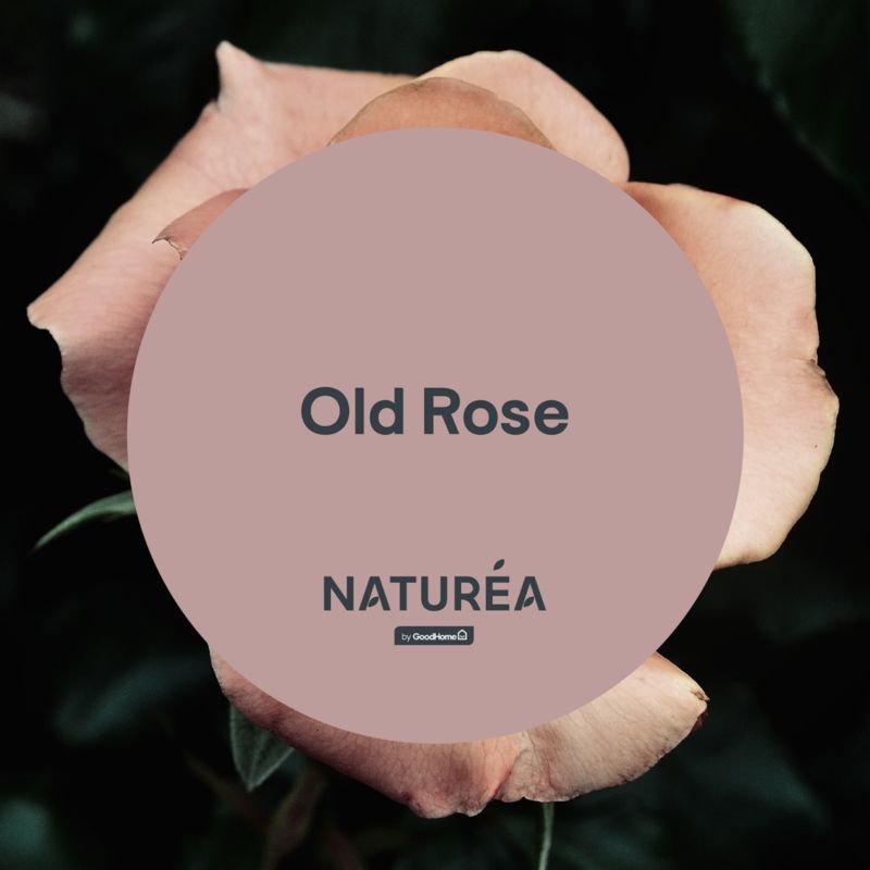 GoodHome Naturea vægmaling og loftmaling Old Rose mat 2,5 l