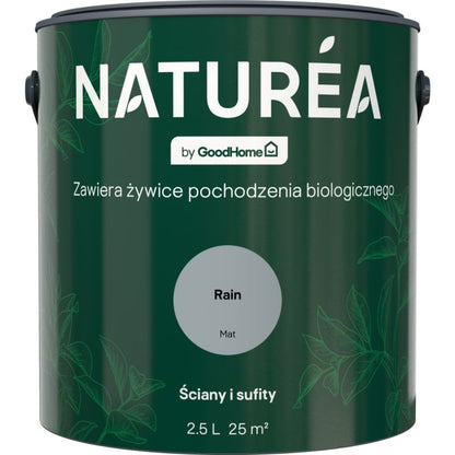 GoodHome Naturea vægmaling og loftsmaling Rain mat 2,5 l
