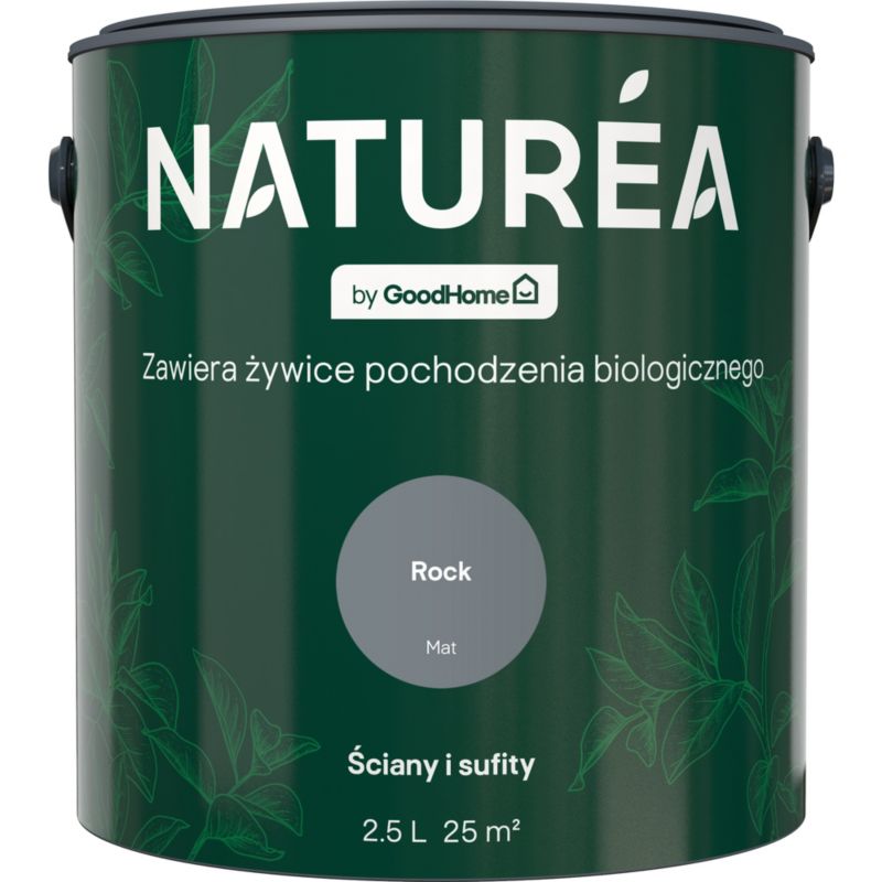 GoodHome Naturea Rock mat vægmaling til vægge og lofter 2,5 l