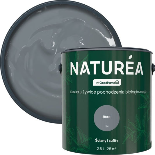 GoodHome Naturea Rock mat vægmaling til vægge og lofter 2,5 l