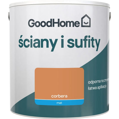 GoodHome Corbera vægmaling og loftsmaling 2,5 l