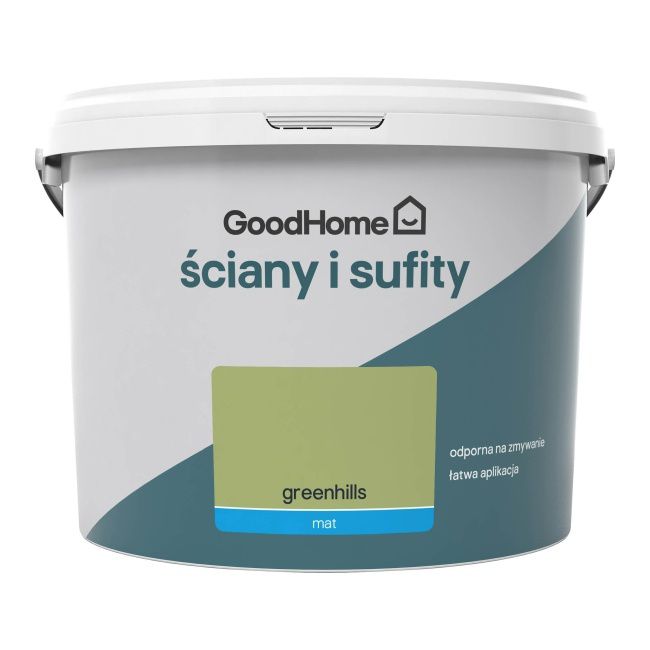 GoodHome vægmaling og loftsmaling Greenhills 2,5 l