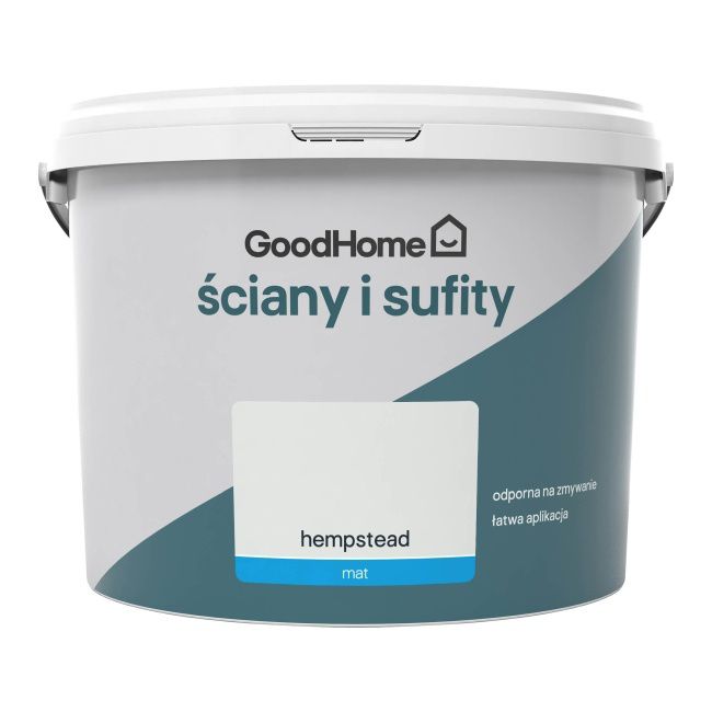 GoodHome vægmaling og loftsmaling Hempstead 2,5 l