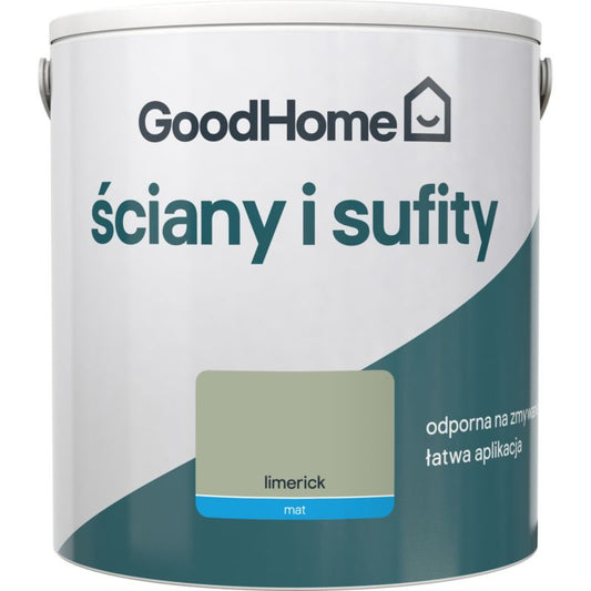 GoodHome vægmaling og loftmaling Limerick 5 l