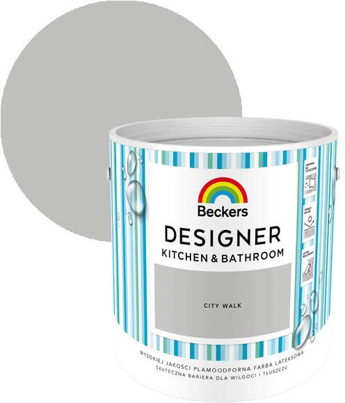Beckers Designer Kitchen & Bathroom farve City Walk 2,5 l
