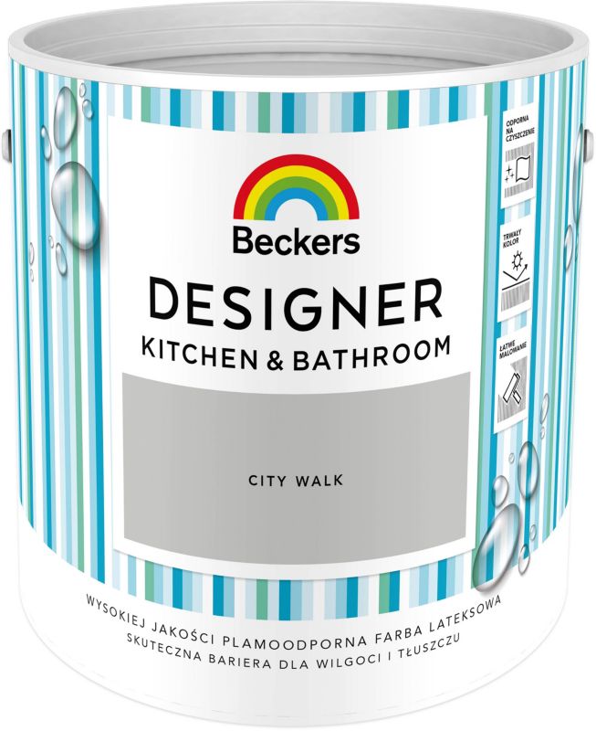 Beckers Designer Kitchen & Bathroom farve City Walk 2,5 l