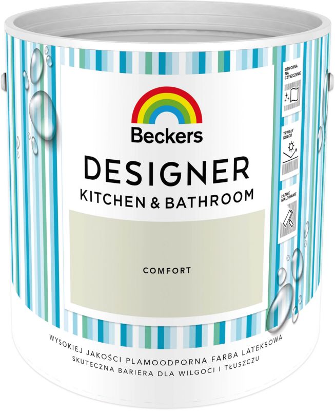Beckers Designer Kitchen & Bathroom Comfort farve 2,5 l