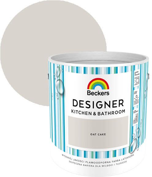Beckers Designer Kitchen & Bathroom farve Oat Cake 2,5 l