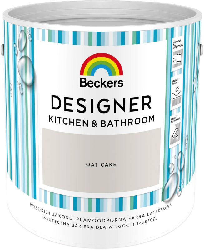 Beckers Designer Kitchen & Bathroom farve Oat Cake 2,5 l