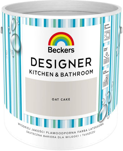 Beckers Designer Kitchen & Bathroom farve Oat Cake 2,5 l