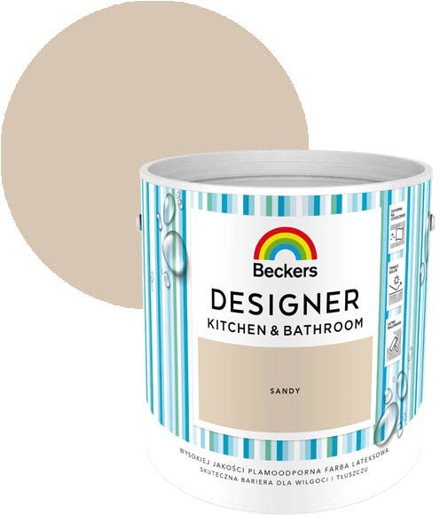 Beckers Designer Kitchen & Bathroom farve Sandy 2,5 l