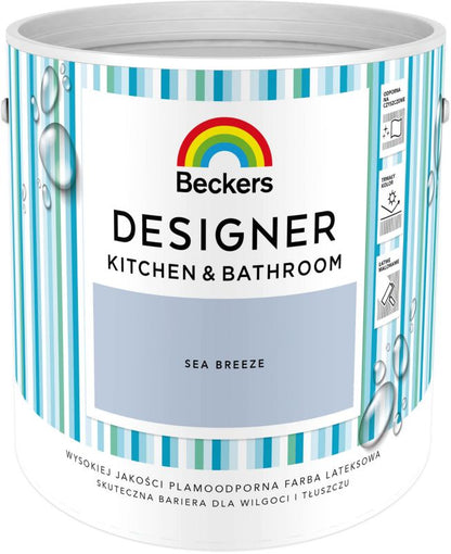 Beckers Designer Kitchen & Bathroom farve Sea Breeze 2,5 l