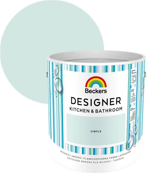 Beckers Designer Kitchen & Bathroom farve Simple 2,5 l