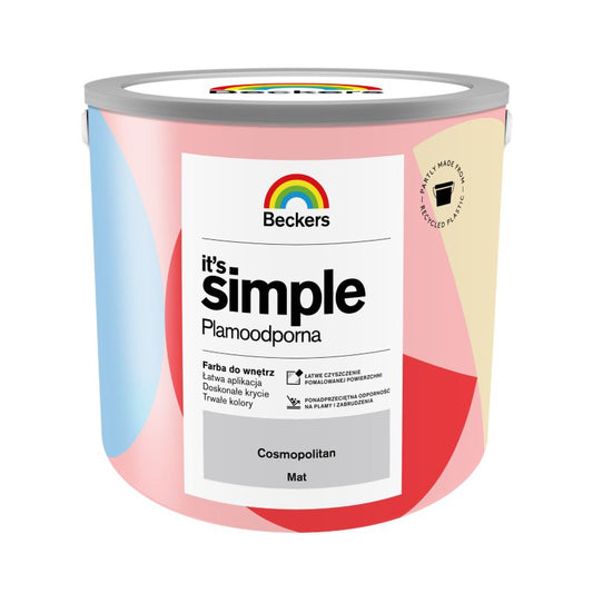 Beckers It's Simple Cosmopolitan farve 2,5 l