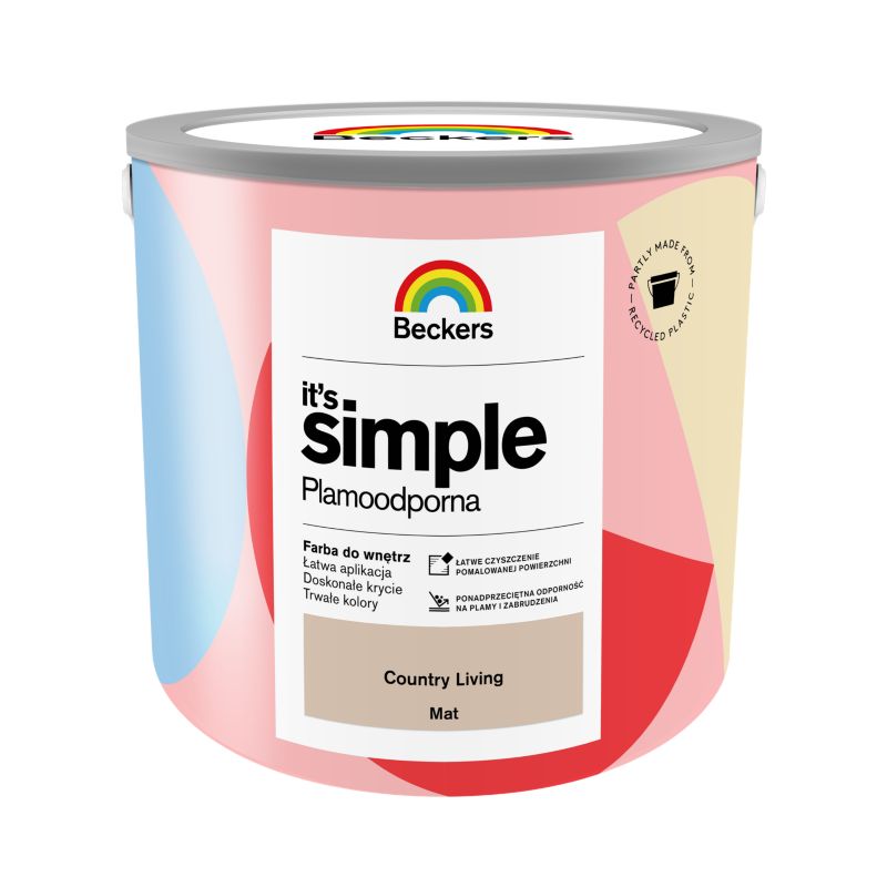 Beckers It's Simple country living farve 2,5 l