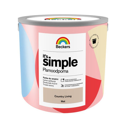Beckers It's Simple country living farve 2,5 l