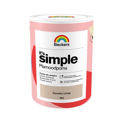 Beckers It's Simple country living farve 5 l