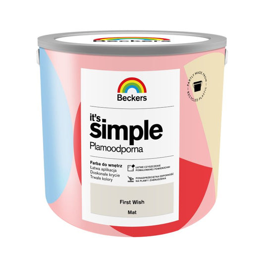 Beckers It's Simple first wish farve 2,5 l