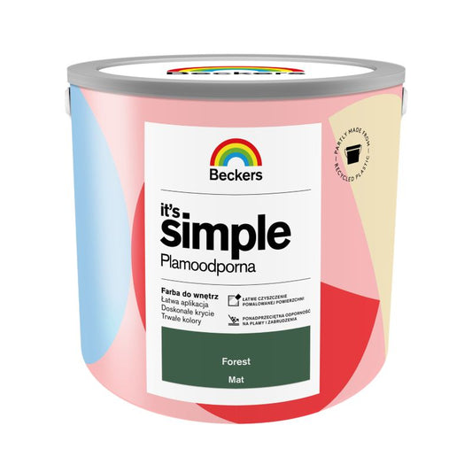 Beckers It's Simple farve forest 2,5 l