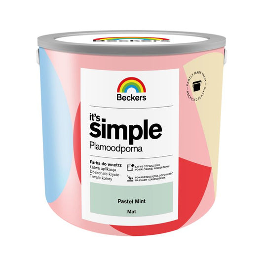 Beckers It's Simple farve pastel mint 2,5 l