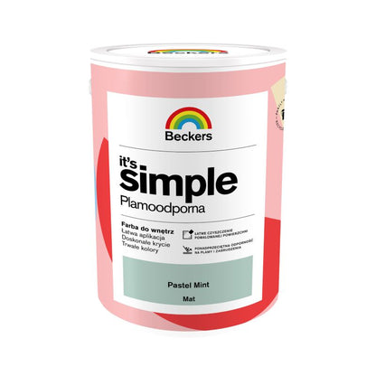 Beckers It's Simple pastel mint farve 5 l