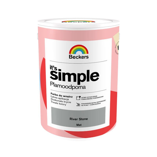 Beckers It's Simple farve river stone 5 l