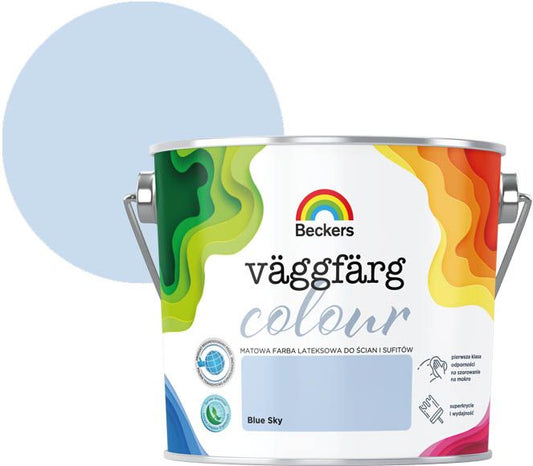 Beckers Vaggfarg Colour blå himmel 2,5 l