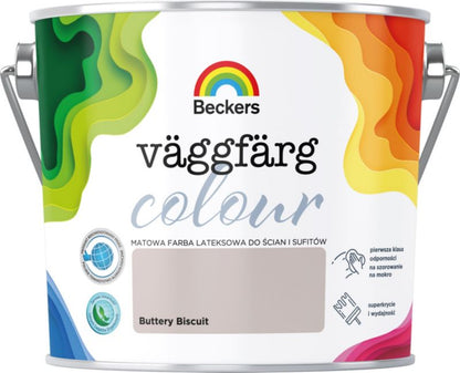 Beckers Vaggfärg Colour buttery biscuit 2,5 l farve