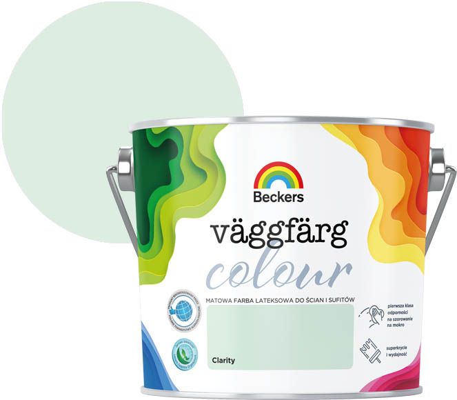 Beckers Vaggfarg Colour Clarity farve 2,5 l