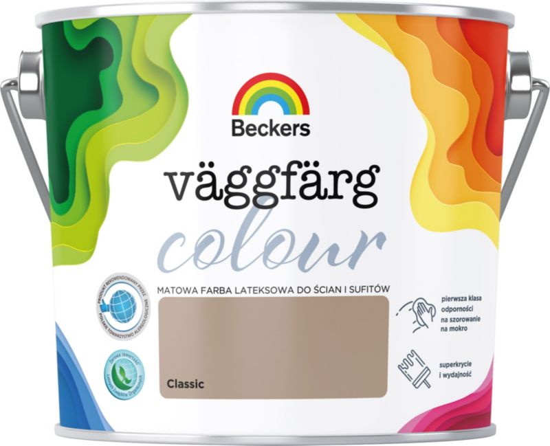 Beckers Vaggfarg Colour classic farve 2,5 l