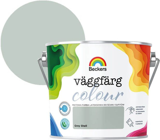 Beckers Vaggfarg farve i farven grey shell 2,5 l